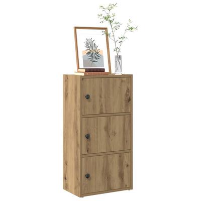 Vidaxl Bookshelf, Artisan Oak, 40X24X77 Cm