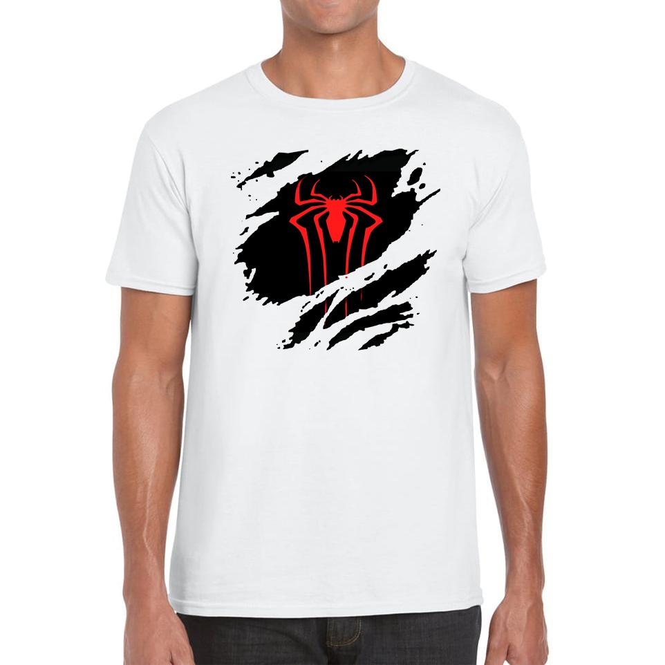 Spiderman Logo Unisex Mens T Shirt Womens Tops Tees XL