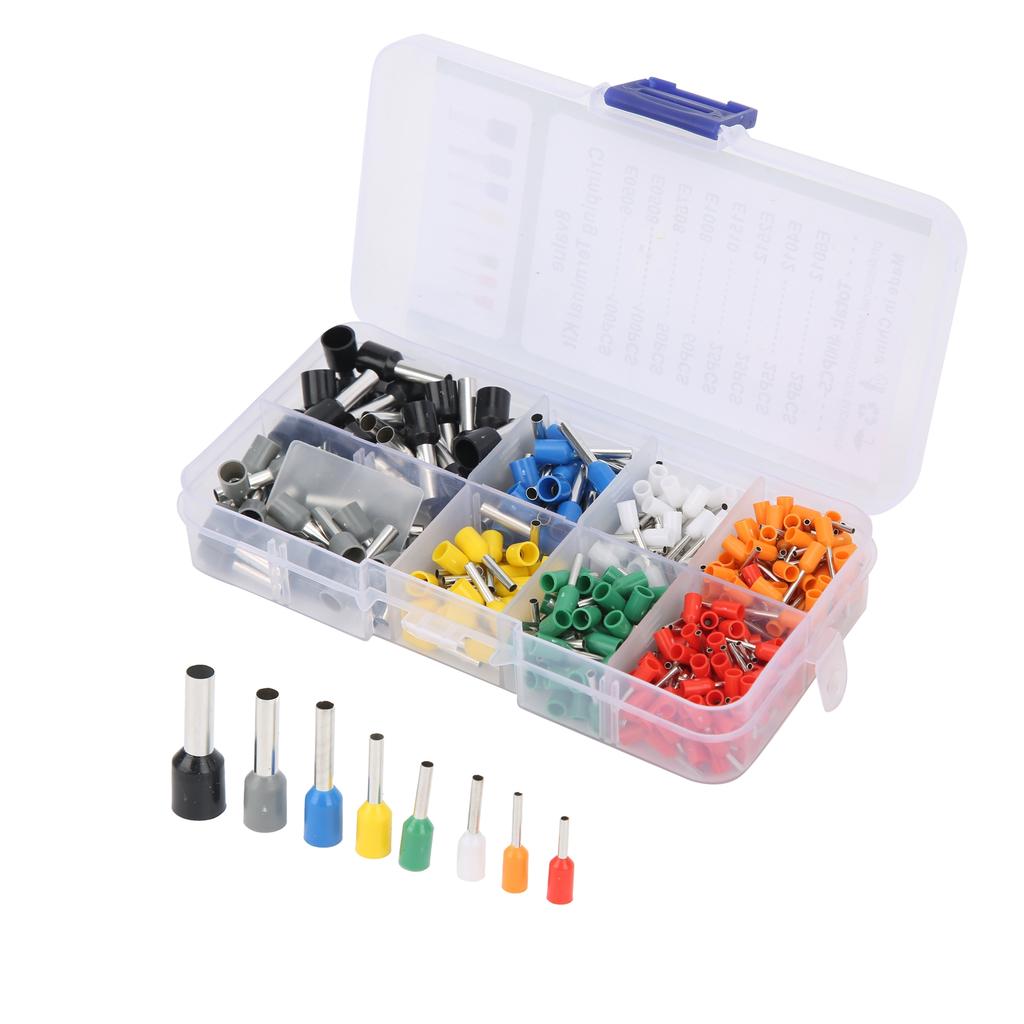 400 ks izolovaných krimpovacích konektorů pro zapojení vodičů, průmyslové potřeby AWG 22 - 10