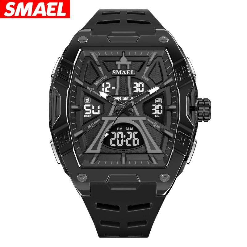 Top Brand New High Sense Men's Watch Leading the Trend with LED Luminous Multifunctional Quartz Electronic Movement Watch