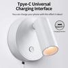 Magnetic Cordless Led Wall Lamp with Touch Switch Rechargeable Night Light Spotlight Brightness Color Dimmable Bedroom Cabinet