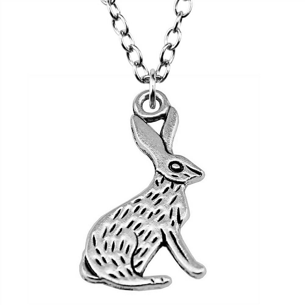 Cat Charm Necklace Cute Animal Pendant For Lovers Minimalist Pet Jewelry Gift 43cm Chain