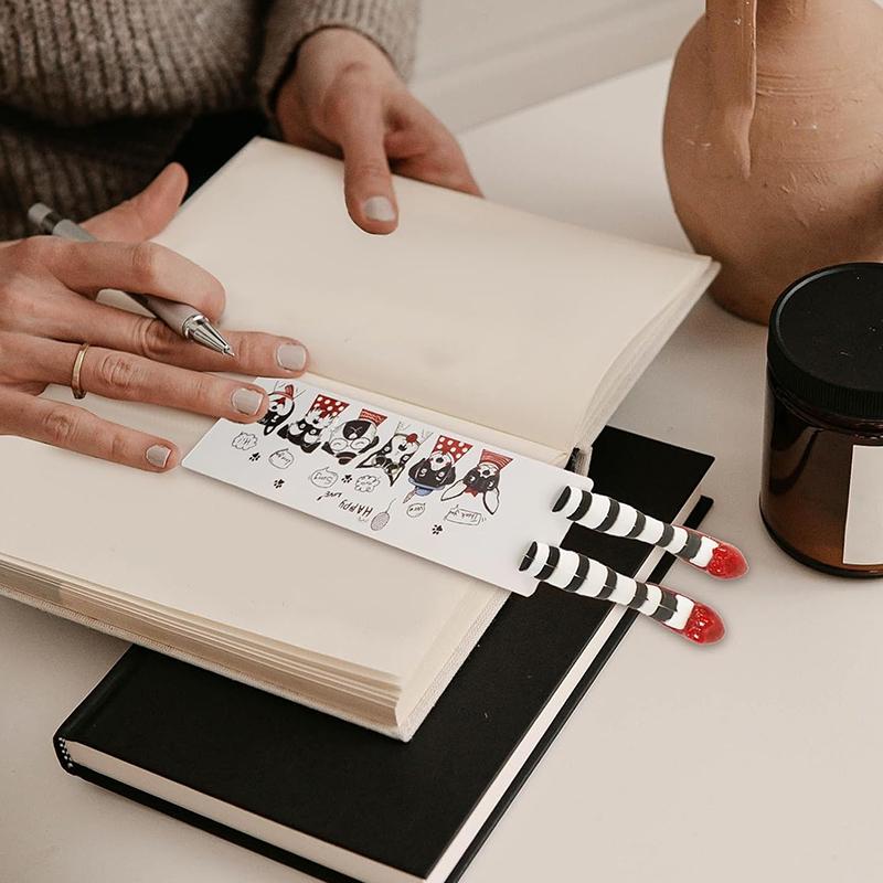 Ruby Slippers Bookmark 3D Witch Bookmark Multifunctional Cat Book Desk Decor Decorative Desk Decorations Funny Book Marks Gifts