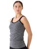 Suria Yoga Camisole Size with Bra Pads [Vriksha Cami] Gray, Small, (SU-B186)
