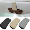Sunglass Holder For Car Visor - 2 Pack Magnetic Car Glasses Holder Clip, Leather Eyeglass Holder For Car, Universal Vehicle Sunglasses Hanger