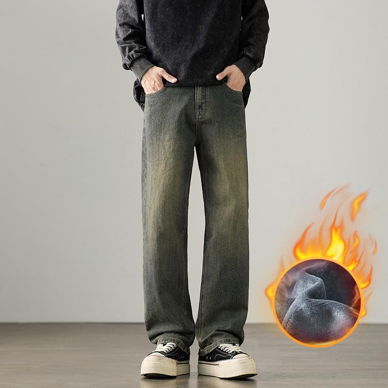 

Мужские ретро стрейч джинсы свободного прямого кроя - Коллекция осень/зима 2025 31