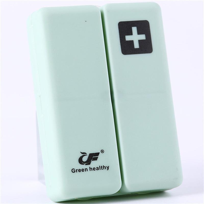 

1 шт. еженедельная таблетница 7 дней складной дорожный держатель для лекарств таблетка футляр для хранения таблеток контейнер диспенсер органайзер инструменты зелёный