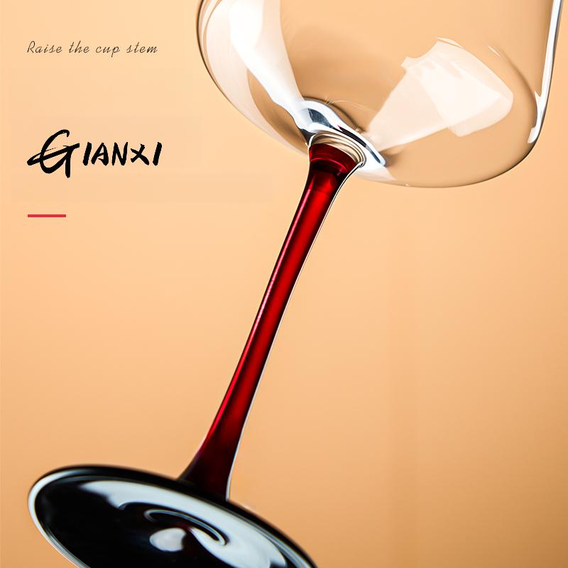 460ml Wine Glass Lead-Free Crystal Burgundy Wine Glass For Household Easy To Clean Light Luxury Wine Goblet