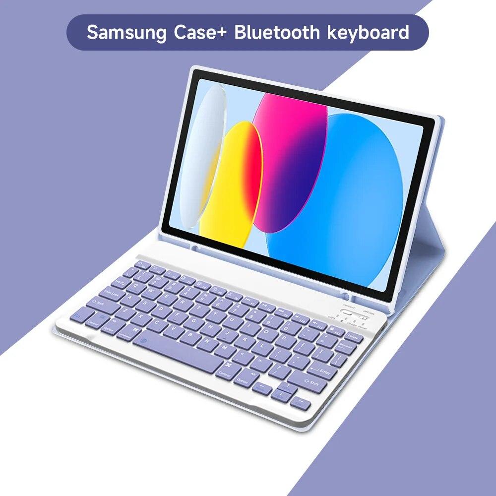 

Чохол для планшета Samsung Galaxy Tab A8 10.5 S6 Lite Чохол для планшета Samsung Tab 10.4 S7 S8 11 S7 Plus S7 S8 Чохол з клавіатурою S8 Plus 12.4in