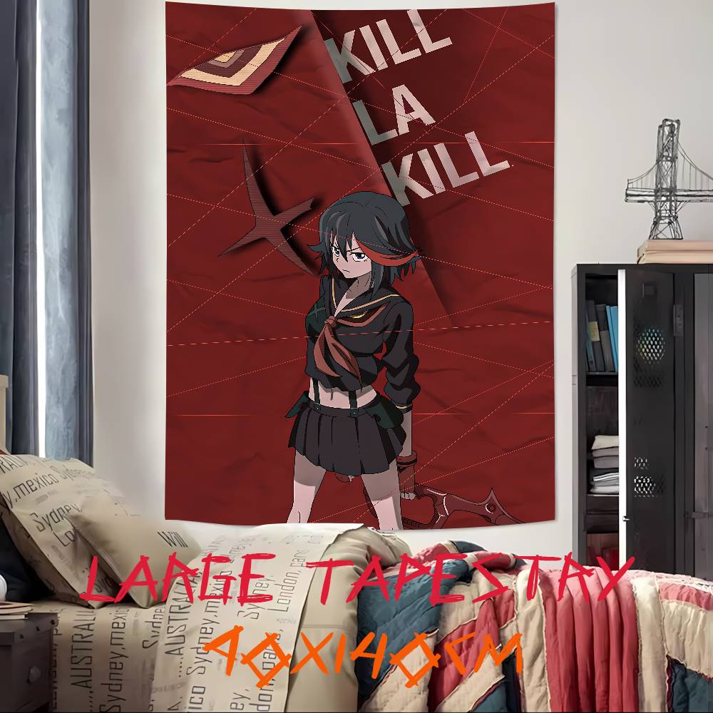 

Pretty Hot Girl Matoi Ryuuko Tapestry Decoration Bedroom Dormitory Background Cloth Holiday Home Party Living Room Club Tapestry 74x94cm(29x37in)