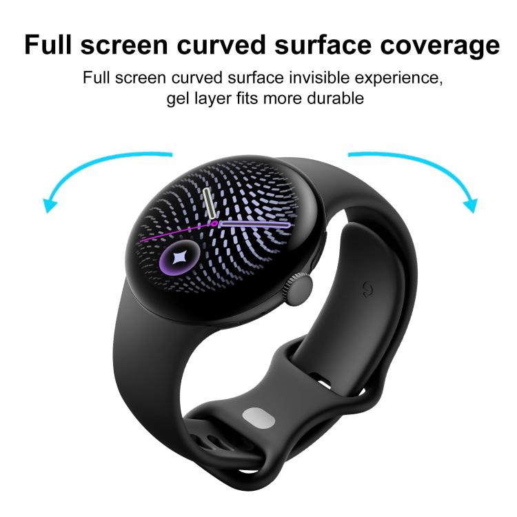 5er-Pack Gebogene 3D Komposit Weiche Displayschutzfolie für Google Pixel Watch 5 41mm
