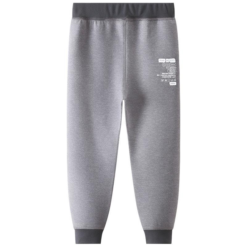 Children's Wool-Silk Thermal Pants - Thick, Boneless Design for Autumn/Winter, Unisex School Uniform Base Layer