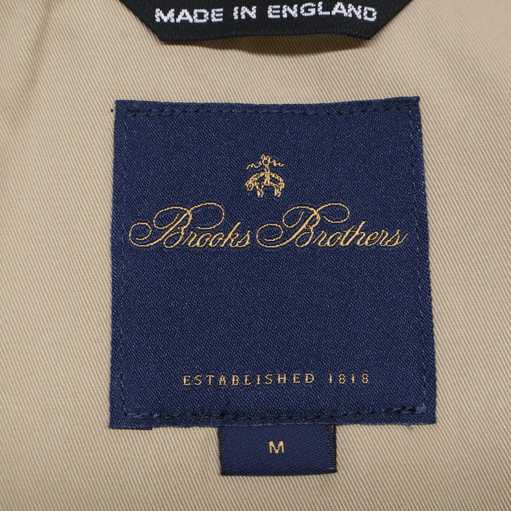 Brooks Brothers XCORBY'S [Excellent Condition/Domestically Authorized] 100206545 Made In England Cotton Zipper Jacket M beigeUsed