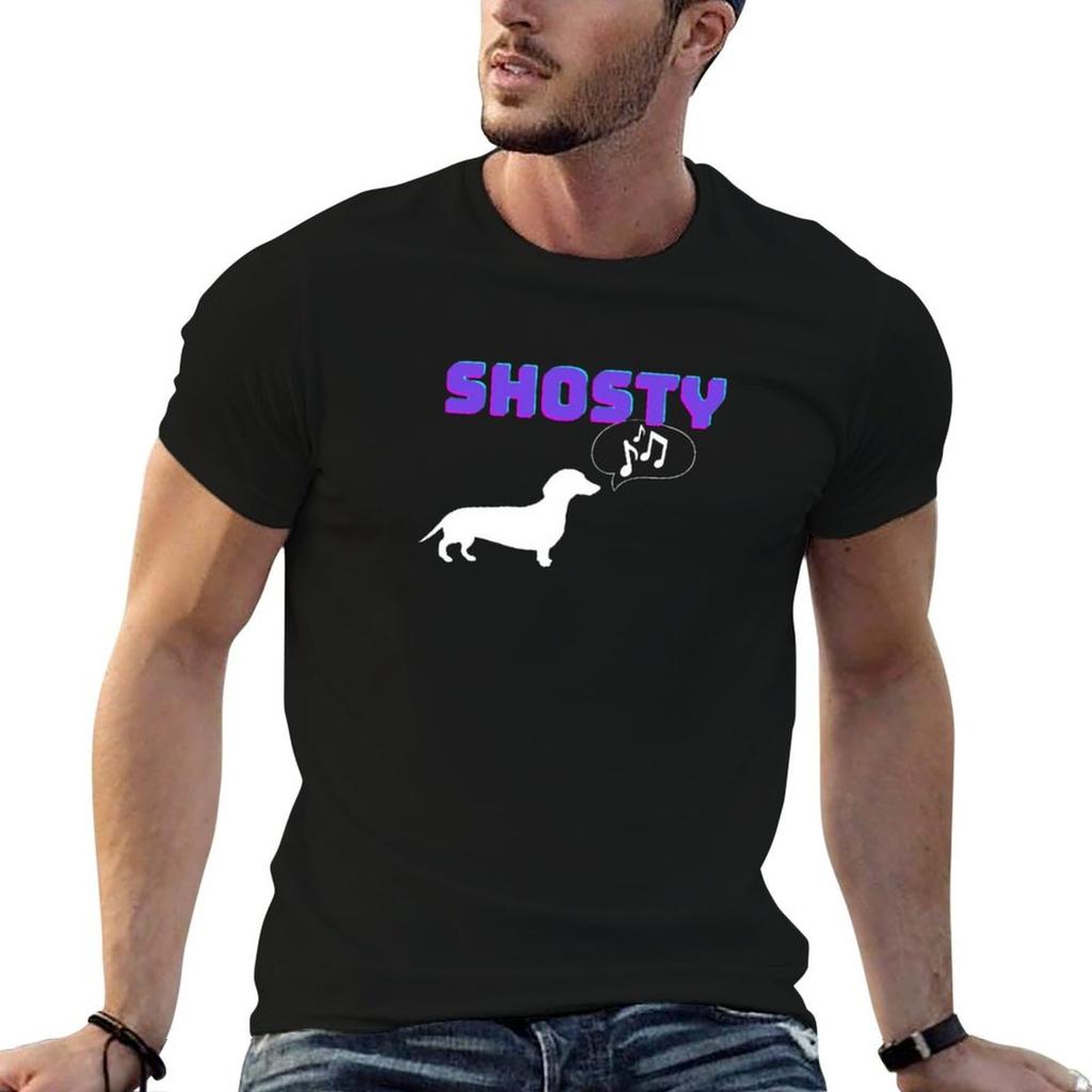 Shosty Logo Tshirt Black Cotton Tshirt Plain For Unisex Package Graphic T Shirts For Unisex Cotton T Shirt Pack Tshirt