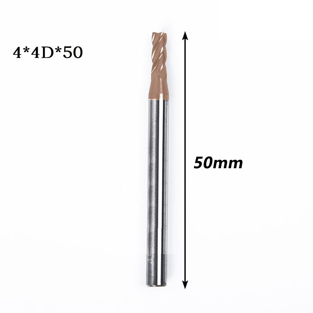 Round Handle Milling Cutter 1-16mm 4 Flutes Carbide