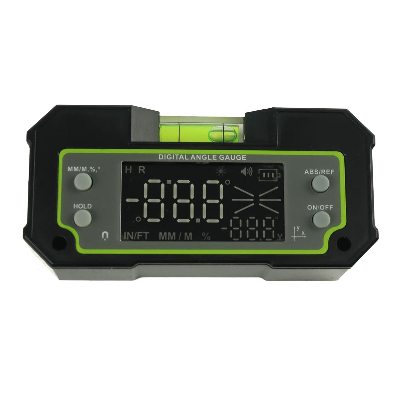 Gauge DualAxis Inclinometer 4x90° Measuring Tool with Magnetic Base 1
