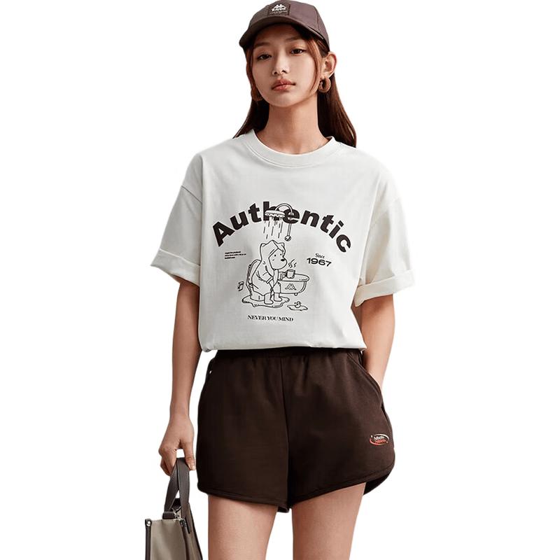 Kappa 2025 Summer Unisex Pure Cotton Short-Sleeve T-Shirt