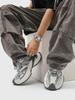 Klapperschlange Silber Dad Shoes: 2025 Trendige, Vielseitige, Höhensteigernde, Dicksohlige Herren Outdoor Freizeit Laufschuhe
