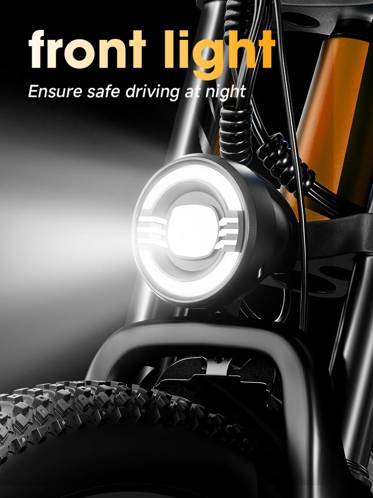 PULUMA PE86 Electric Bicycle 26*3.0 Fat Tire 48V20AH Battery 2000W Motor 50KM/H Torque Sensor Electric Bike Throttle Ebike VTT