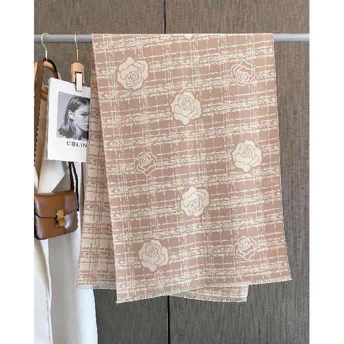 

Осень и зима новый двухсторонний утолщенный теплый искусственный кашемировый шарф шаль для сохранения тепла плащ внешний наряд 65*185cm