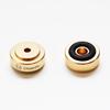 Small Set of Glossy Audio Speakers and Vibration Feedback Sound Quality Improvement Kawaki Insulators, 8, Gold, High-Quality Soundbars, Damping,