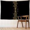 Golden Deer Tapestry Wall Hanging Psychedelic Witchcraft Simple Bohemian Home Decor Background Cloth