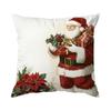 Retro Santa Claus Cushions Pillowcase Cushion Cover Throw Pillow Sofa Decoration Pillowcover Home Car Decor