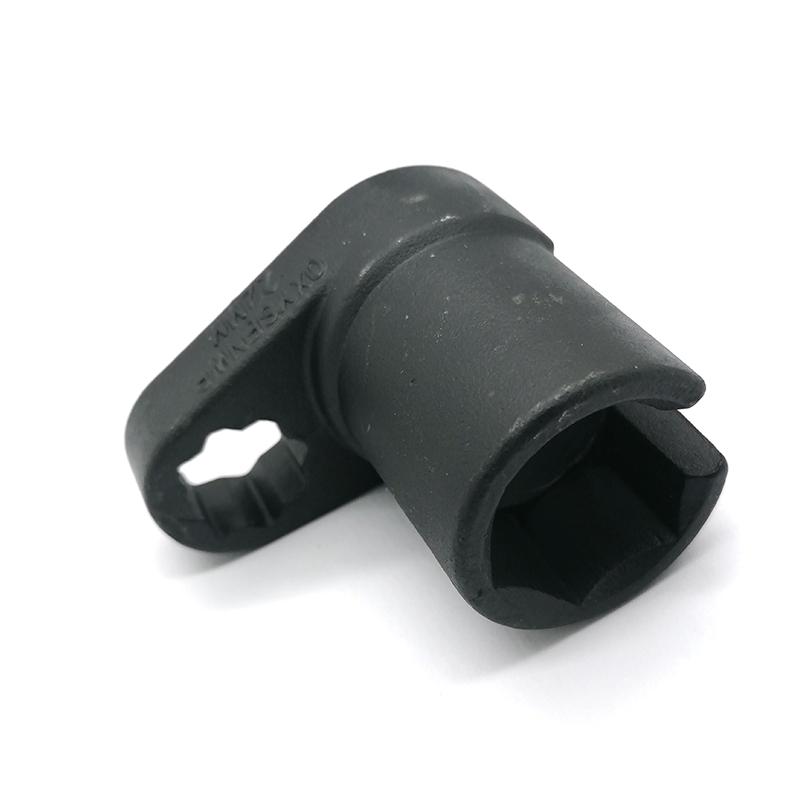 Universal 22mm 1/2" Drive Lambda Oxygen Sensor Offset Socket Wrench Removal Tool For Quick Disassembly