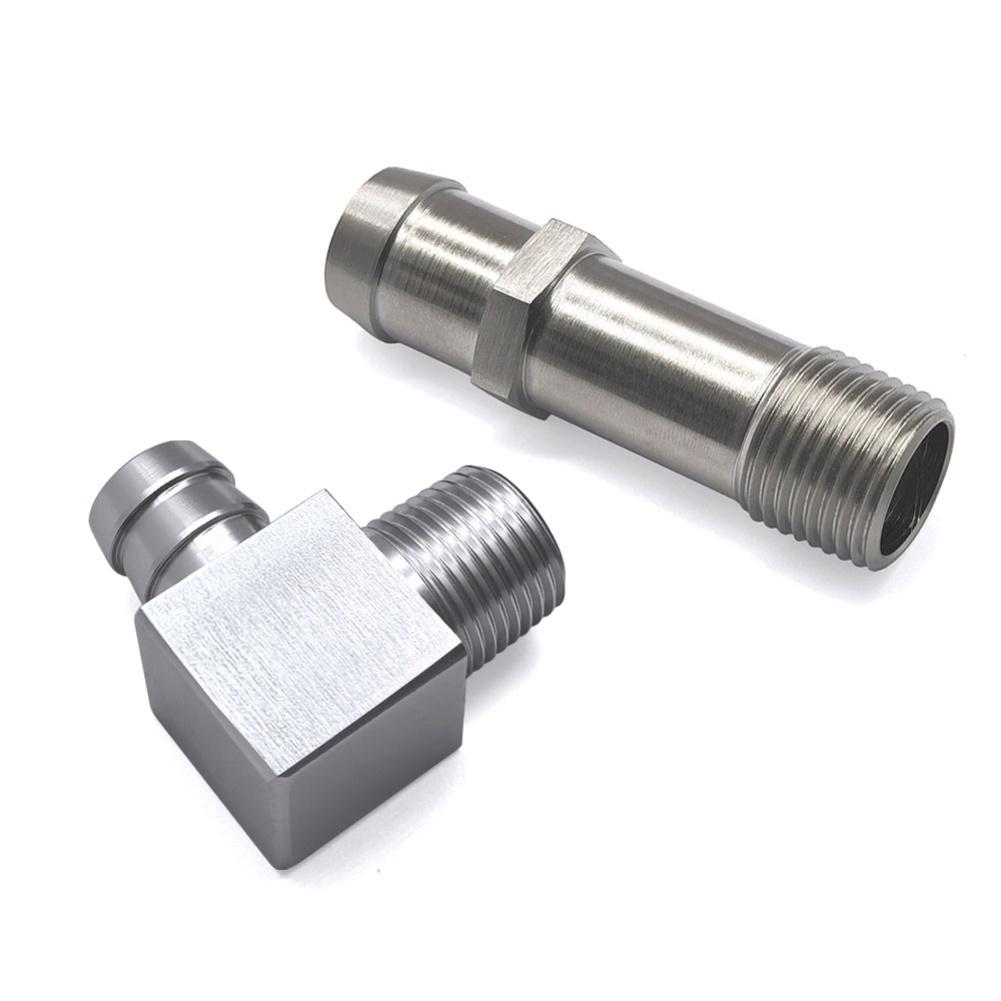 Heater Hose Adapter Kit 3/4" Pump 5/8" Intake For Chevy For SBC V8 Engines, Includes Straight And 90 Degree Pieces