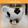 Global Football Cup Resin Mug With 3d Design For Gift Giving And Celebration Events
