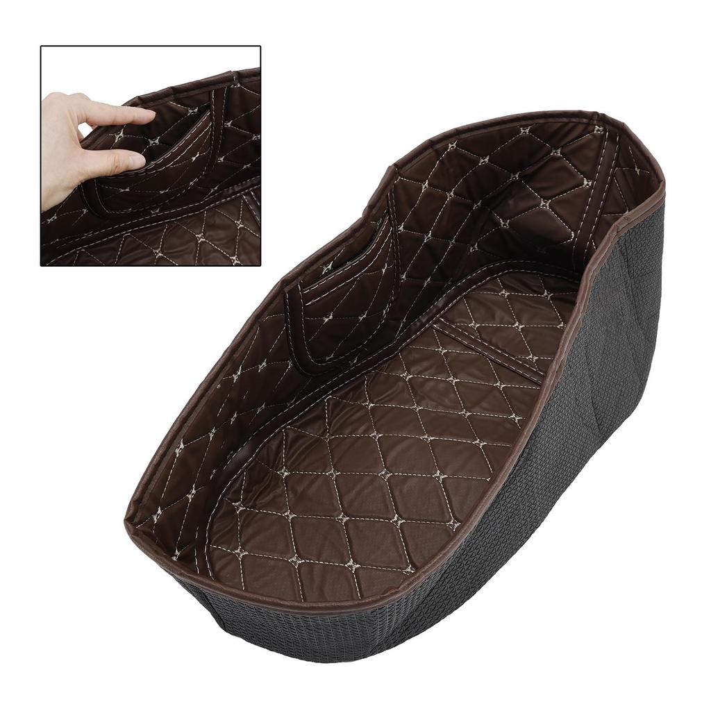 Seat Bucket Liner Pad Trunk Inner Protector Fit Brown For Vespa Gts 300 Gts300
