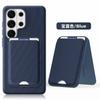 Original Tech Woven Magnetic Card Holder Leather Case for Samsung Galaxy S26 Ultra S25 S24 for Magsafe Charging Protect Cover