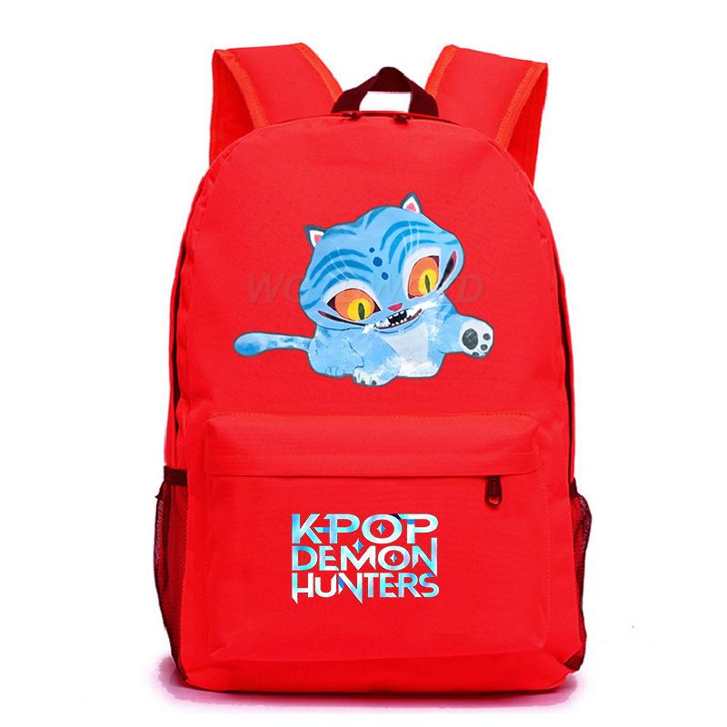Witch Hunters Peripheral Cartoon Printing Korean Edition School Bag Primary and Secondary School Students Large Capacity Casual Simple Backpack