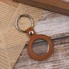 Badge Decision Coin Storage Keychain Leather Case 30-38mm Commemorative Coin Protective Case 