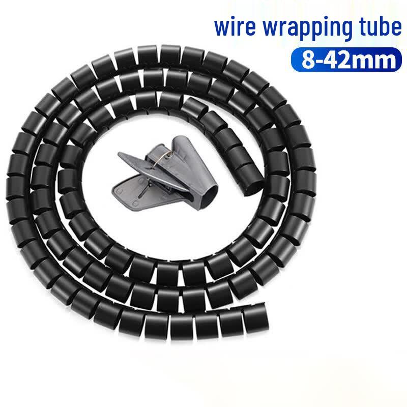 Silicone Anti-Bite Wire Protector Sleeve белый