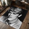 David Bowie Teppich Büro Dekorativer Teppich Für Wohnzimmer Schlafzimmer Fußmatte Bodenläufer Computerstuhl Bereichsteppich perfektes Weihnachtsgeschenk