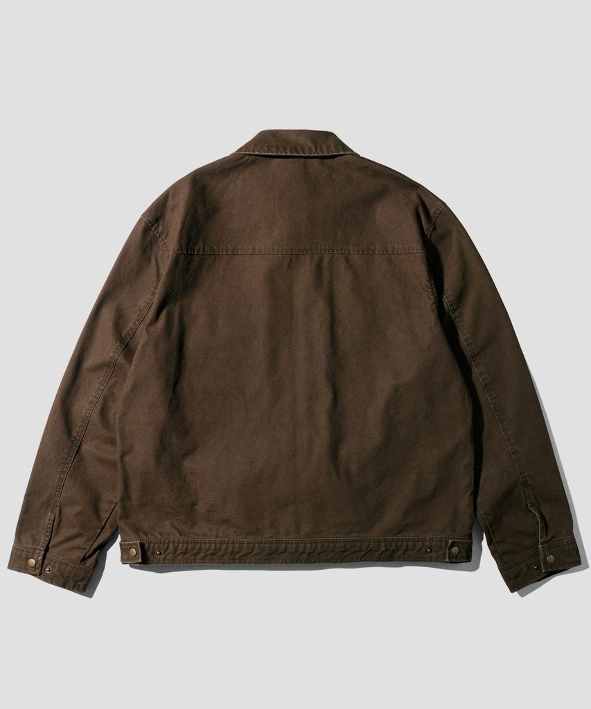 Perstep Oxford Cotton Work Jacket Brown Smot4684