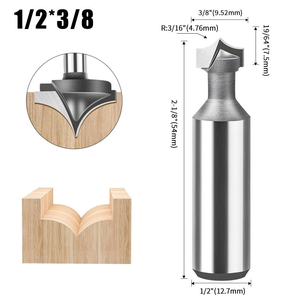 

Деревообработка Остроносая Насадка Резчик по Дереву Фрезер Линейный Нож, Нож с Обратной Дугой, Резак для Закругления Углов 1/2 Ручка 1/4 Ручка Pointed mouth carving knife 1/2 * 3/8