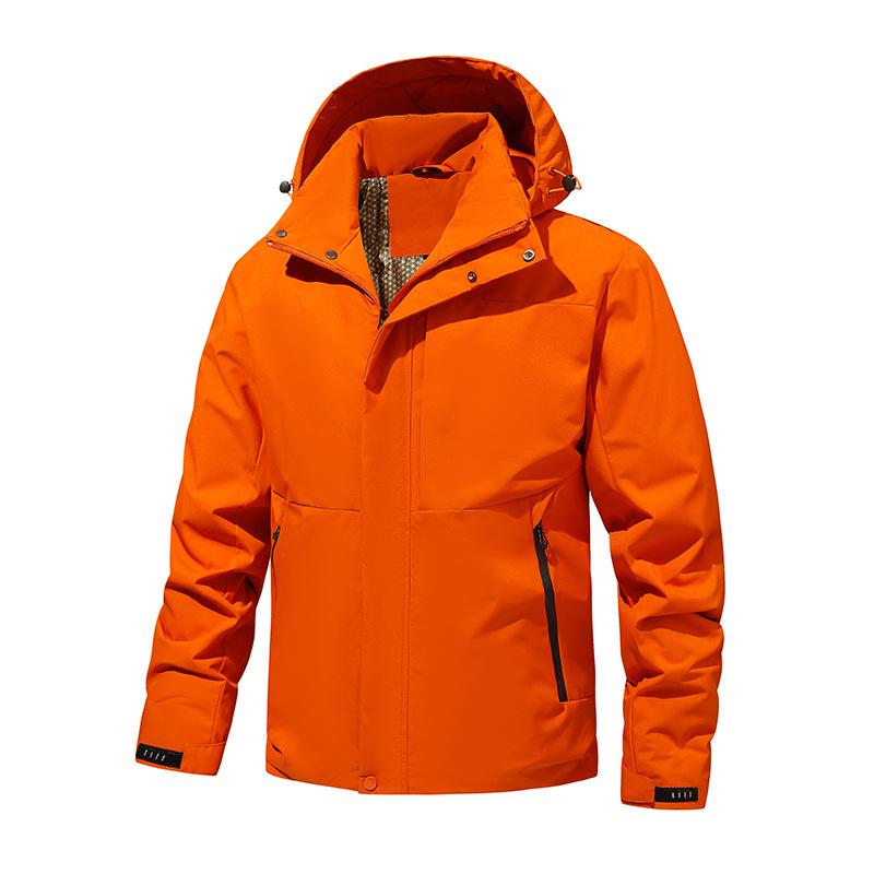

Autumn and Winter Warm Cotton-padded Clothes Men s Windproof Hooded Cotton-padded Clothes Men s and Women s Same Outdoor Tops 5XL