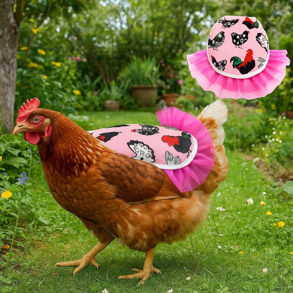 Verstellbare Hühnerschürze Waschbar Wasserdicht Geflügel Rückenschutz Atmungsaktiv Federnschutz Geflügelzubehör