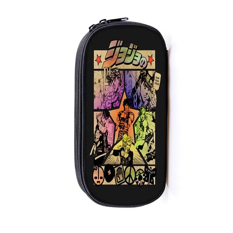 Anime Jojo Bizarre Adventure Piórnik Kujo Kira Yoshikage KILLER QUEEN Kosmetyczki Pudełko na przybory szkolne dla nastolatków Torby na artykuły papiernicze Prezent
