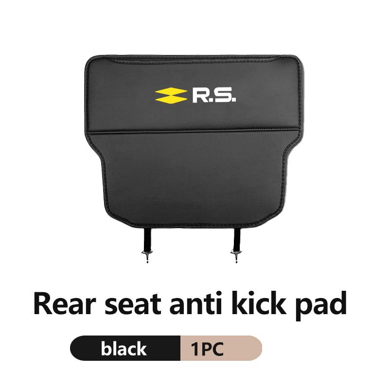 Leather Car Seat Back Protector Mat NXHZD Prevent Dirty Anti Kick Pad For Renault Dacia RS Megan Scenic Logan Laguna Clio 3 4 Kadjar