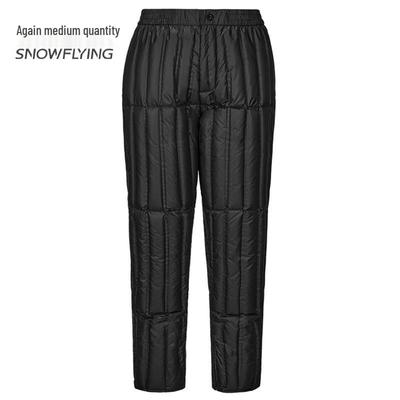 SNOWFLYING Herren Thermo-Daunenhose mit Knieschutz