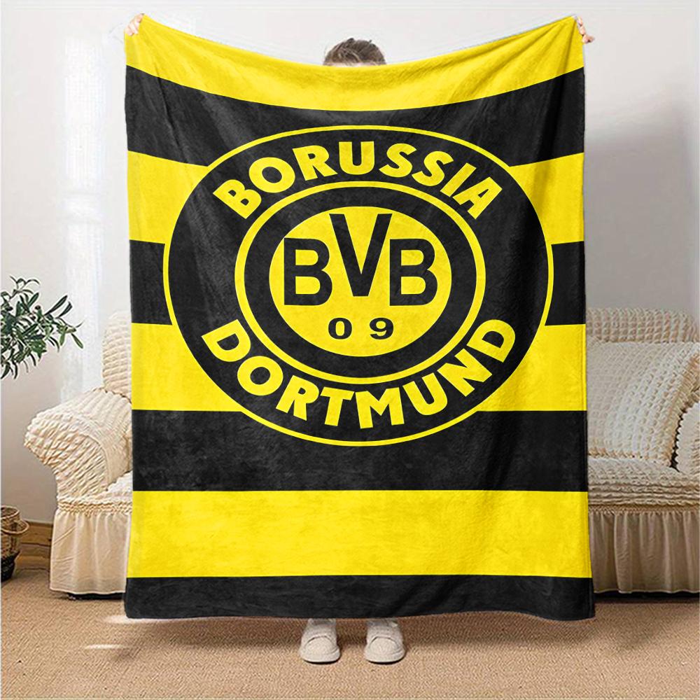 1 Stück Fußballmannschaft (57) Decke, Geschenk, für Männer und Frauen, Weiche Decke, Gut für Schlafsofa Couch Reisen, Leichte Flanelldecke