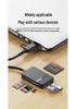 USB-C/USB 3.0 Multi-Card Reader Eight-in-One Hub for SD/TF/MS/CF Cards