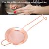 Stainless Steel Cone Shape Cake Powder Filter Cocktail Mesh Strainer Bar AccessoriesRose Gold