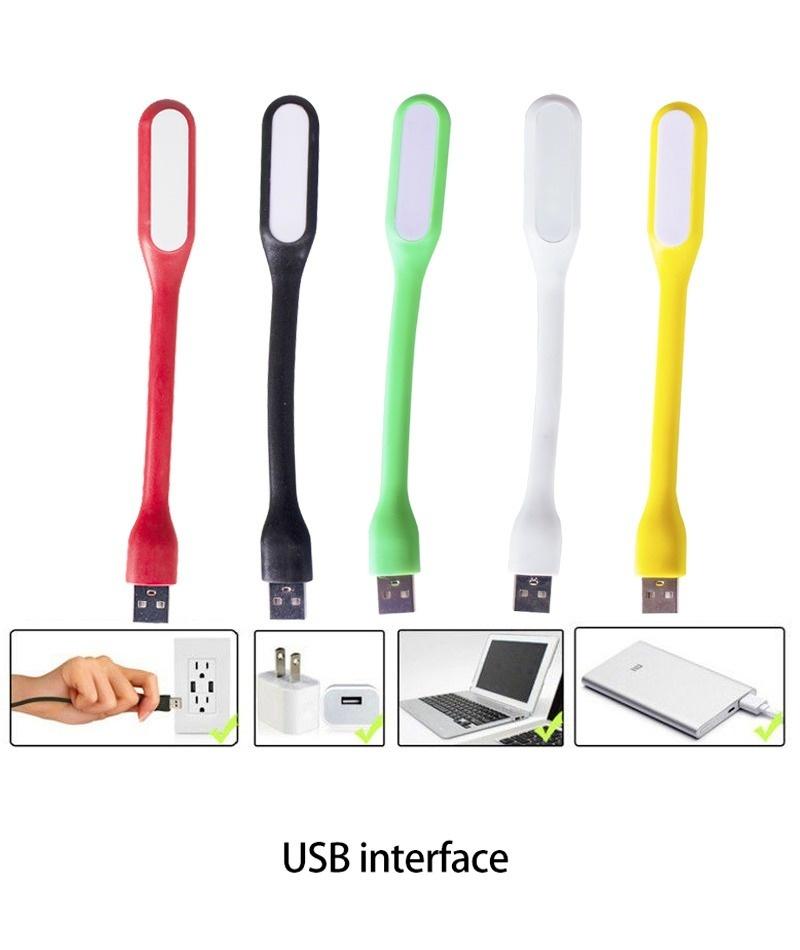 2 Pcs Mini Portable USB Book Light Reading Lamp 5V 1.2W Super Bright LED Lamp for Power Bank PC Laptop Notebook