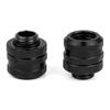 2PCS Silver/Black Compression Fitting G1/4 Water Cooling System Extender Connector  PC Cooling