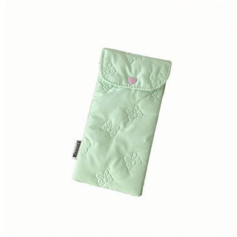 

Bow Snap Pencil Case, Stationery Storage Bag Bow Decoration Pencil Case, Cosmetic Bag And Pencil Case