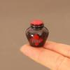 Mini OB11 Retro Wine Jar & Bowl with Wooden Table Dollhouse Accessory
